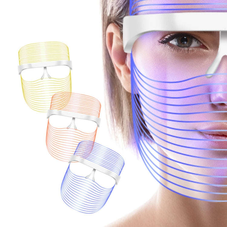 LED IPL Photon Beauty Skin Rejuvenation Instrument, Specification: 908 Three Color(White)
