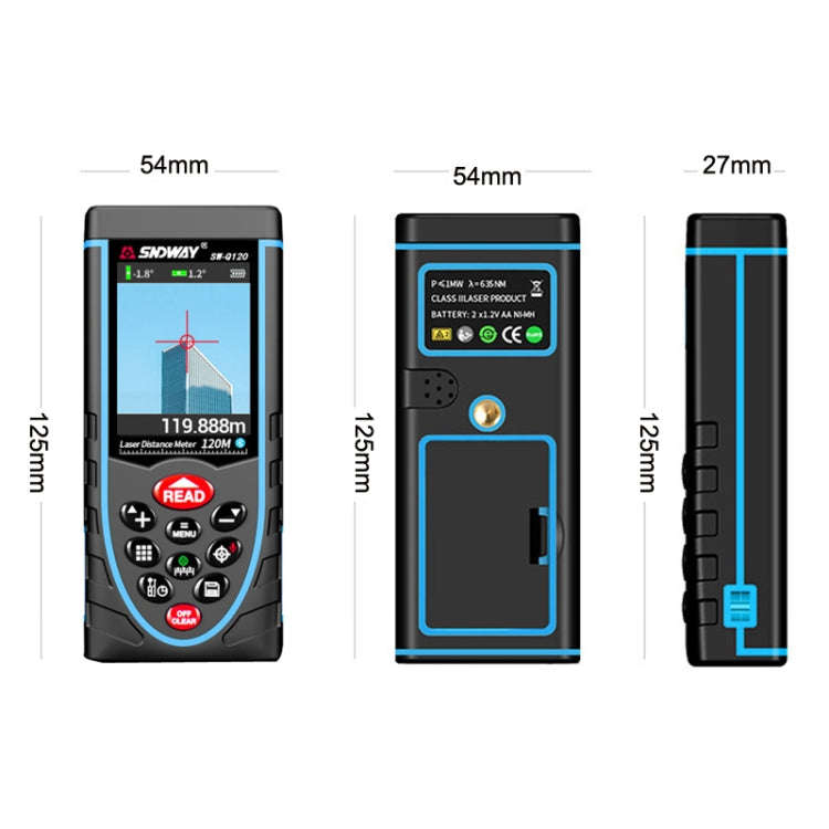 SNDWAY Outdoor Camera Laser Rangefinder, Style: Photography + Dual Power