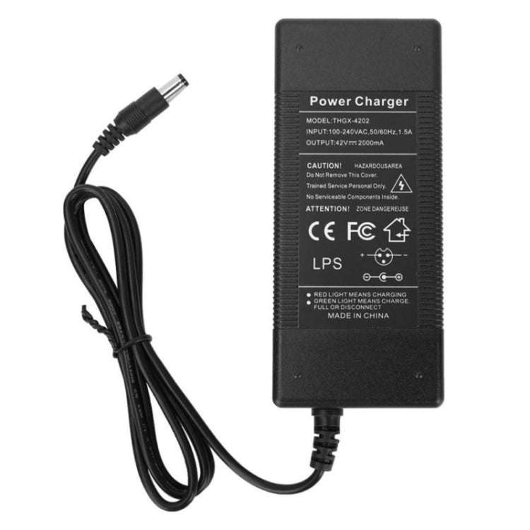Electric Scooter 42V 2A 2.2mm DC Head Charger For 8 inch KUGOO/S1S2S3/ETWOW(EU Plug)