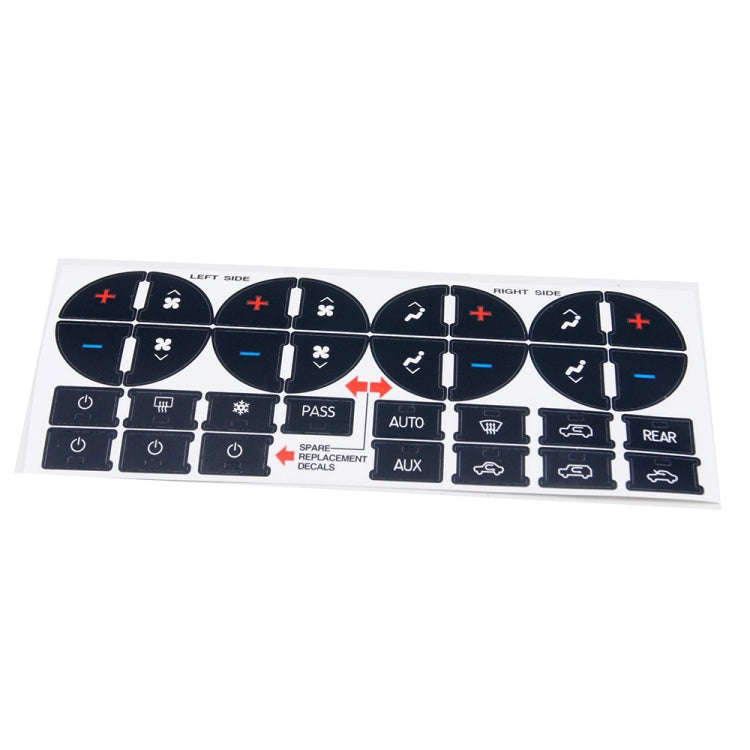 Car Button Repair Sticker AC Central Control Sticker(A 31 Key)
