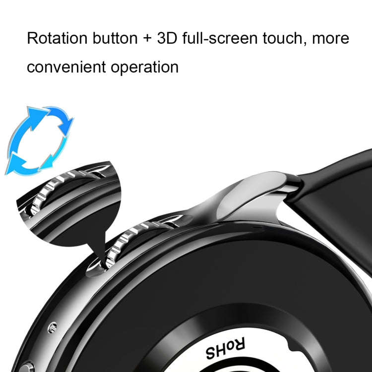 Wearkey Y22 1.32 Inch Bluetooth Calling Smart Watch with Rotary Button(Black)