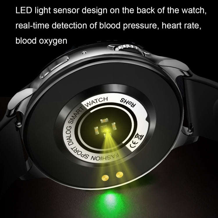 Wearkey Y22 1.32 Inch Bluetooth Calling Smart Watch with Rotary Button(Black)