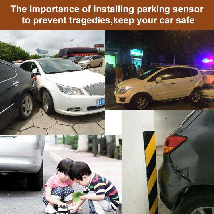 Wireless Radar with LED Display Automatic Alarm Reversing Assist(PZ314W)
