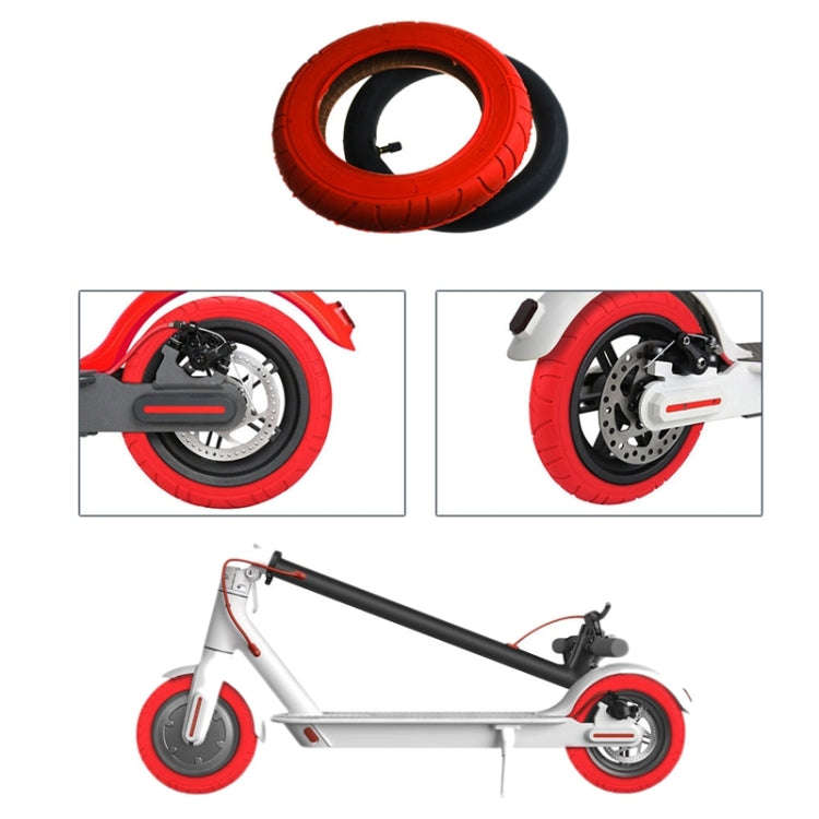 10 x 2 P1069 Inflatable Solid Tire for XiaoMi Mijia M365 Pro,Style Outer Tire
