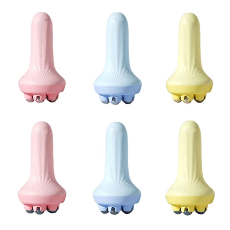 Inner Leg Exercise Muscle Relaxation Abdominal Shaping Roller Massager, Color: Yellow Magnetic Ba...