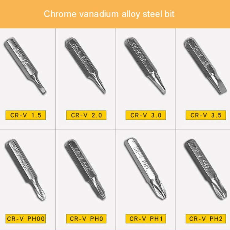 8 In 1 Screwdriver Aluminum Alloy Combination Disassembly Pen Repair Screwdriver(Silver)