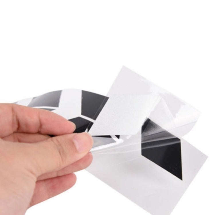 10 PCS Car Stripe Reflective Sticker Motorcycle Fender Arrow Stickers(Orange)