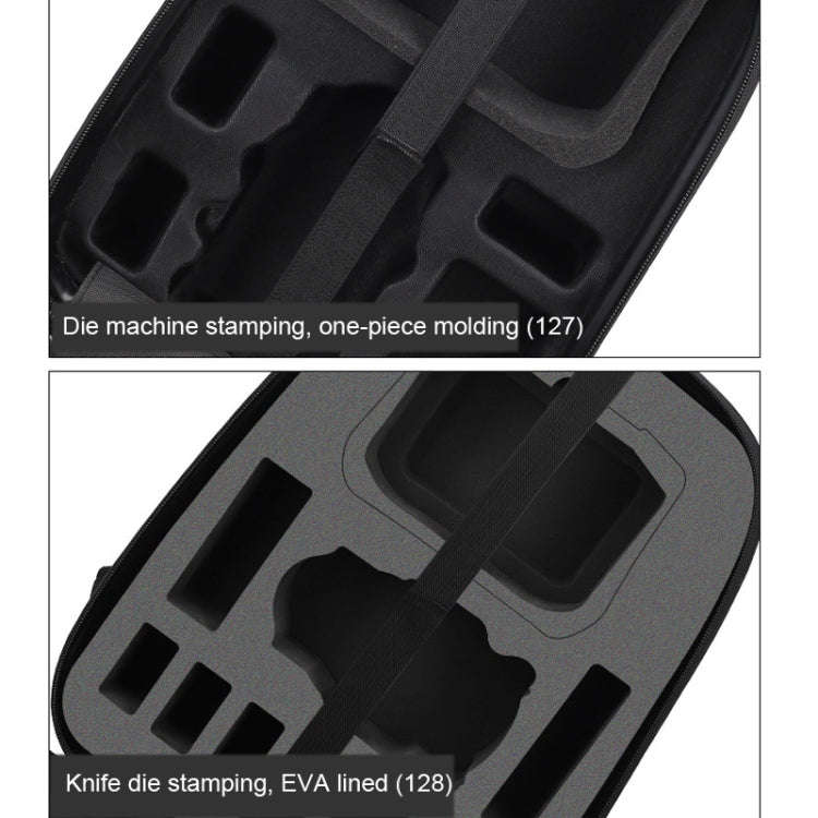 Waterproof Compression Hard Shell Backpack for DJI Mini 3 Pro, Size: 128 Large(Brushed Gray)