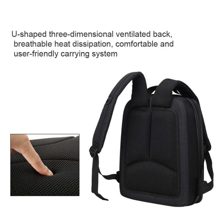 Waterproof Compression Hard Shell Backpack for DJI Mini 3 Pro, Size: 128 Large(Brushed Gray)