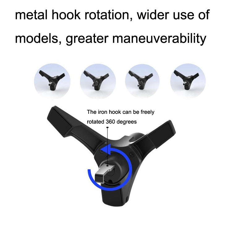 Y-Type Air Outlet Mobile Phone Bracket Air Conditioning Port Car Support(17mm Ball Head)