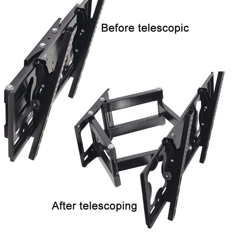 Telescopic Rotation Adjustable Tilt TV LCD Screen Wall Bracket, Model: CP502 (32-65 inches)