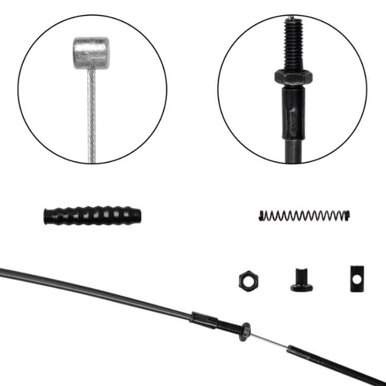 Electric Scooter Brake Cable Set for Ninebot MAX G30(Black)