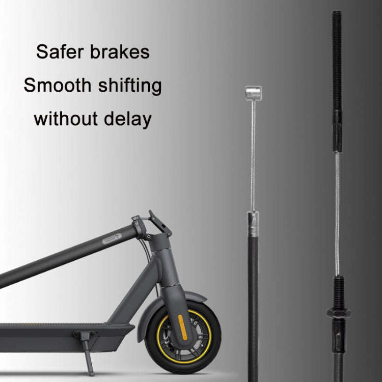 Electric Scooter Brake Cable Set for Ninebot MAX G30(Black)