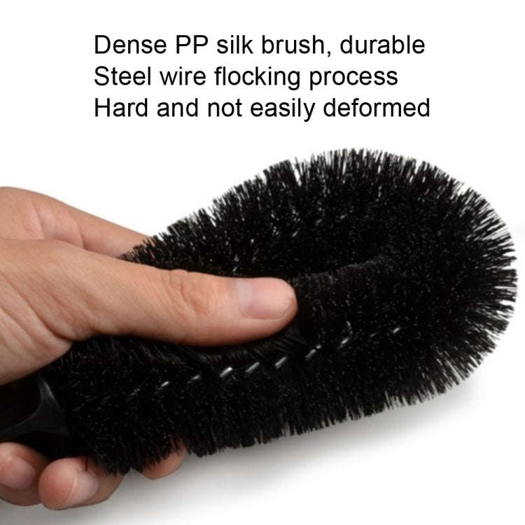 4 PCS Car Wheel Brush Car Washing Supplies(Black)