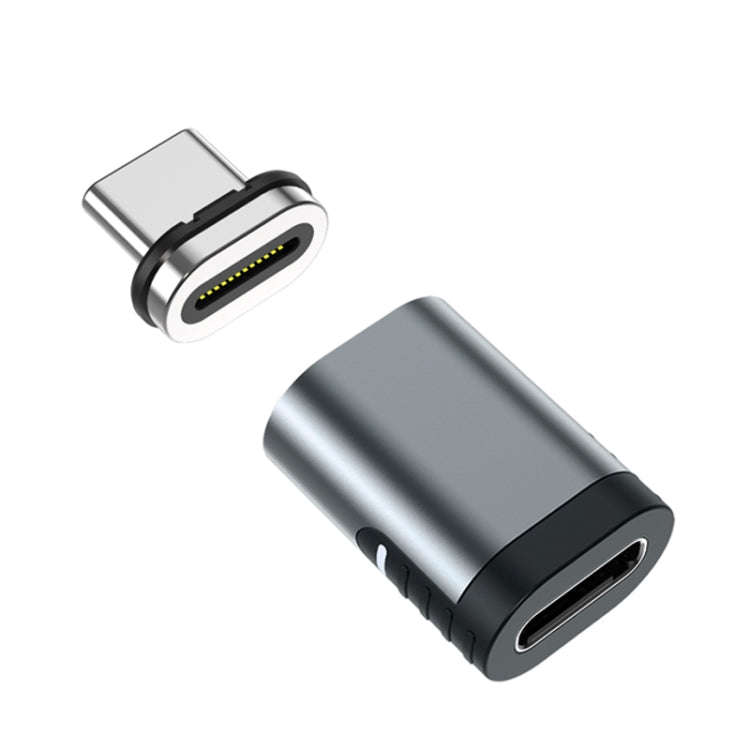 TZ28 PD 100W 24Pin Fast Charge Data and Video Transmission Type-C / USB-C Magnetic Adapter