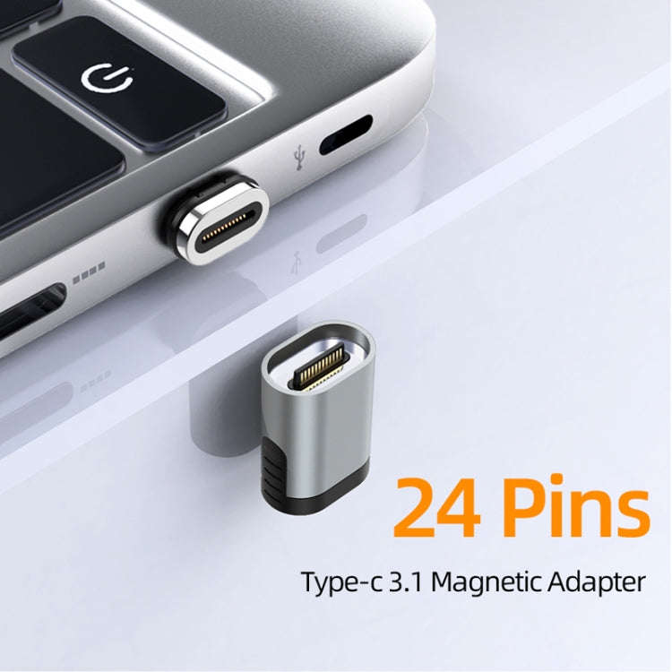 TZ28 PD 100W 24Pin Fast Charge Data and Video Transmission Type-C / USB-C Magnetic Adapter