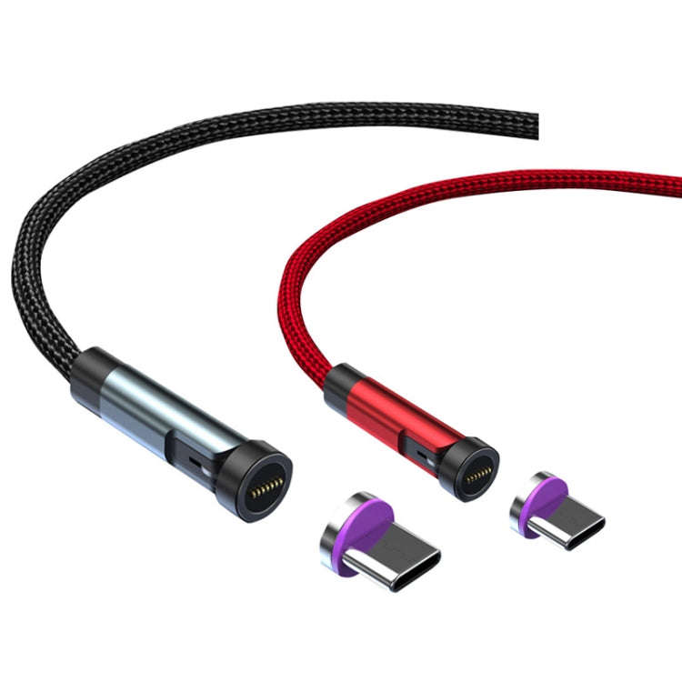 CC57 Type-C / USB-C Magnetic Interface Rotating Fast Charging Data Cable, Cable Length: 1m(Red)