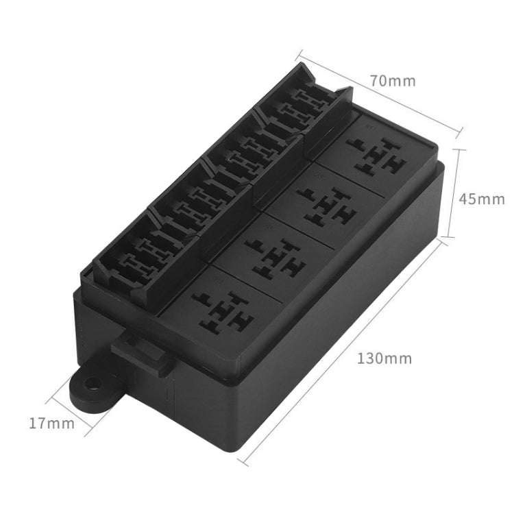 TF008-10 12V 4Pin Relay Car RV Radiography Sound Modified Electromagnetic Insurance Box