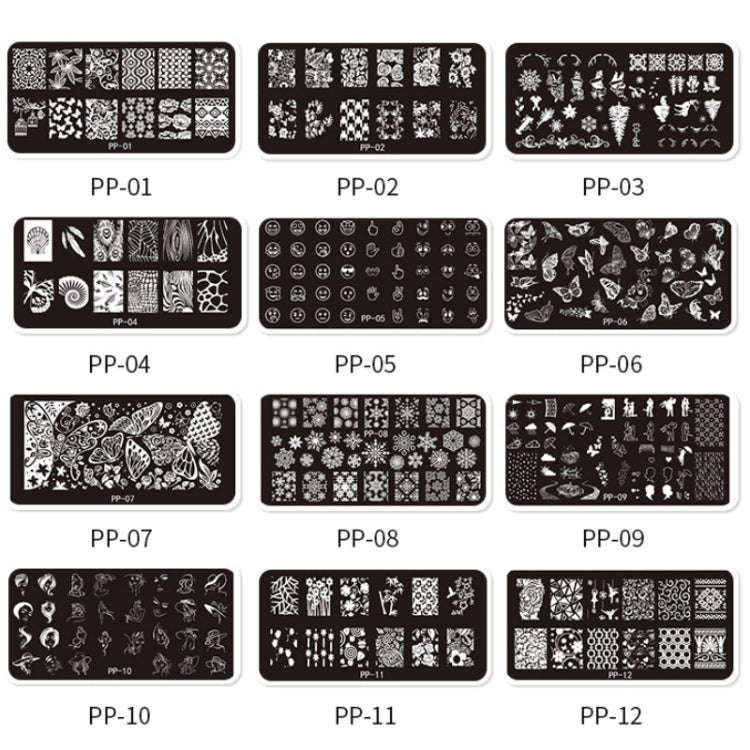 Butterfly Dream Nail Art Printed Steel Plate(E084-11)