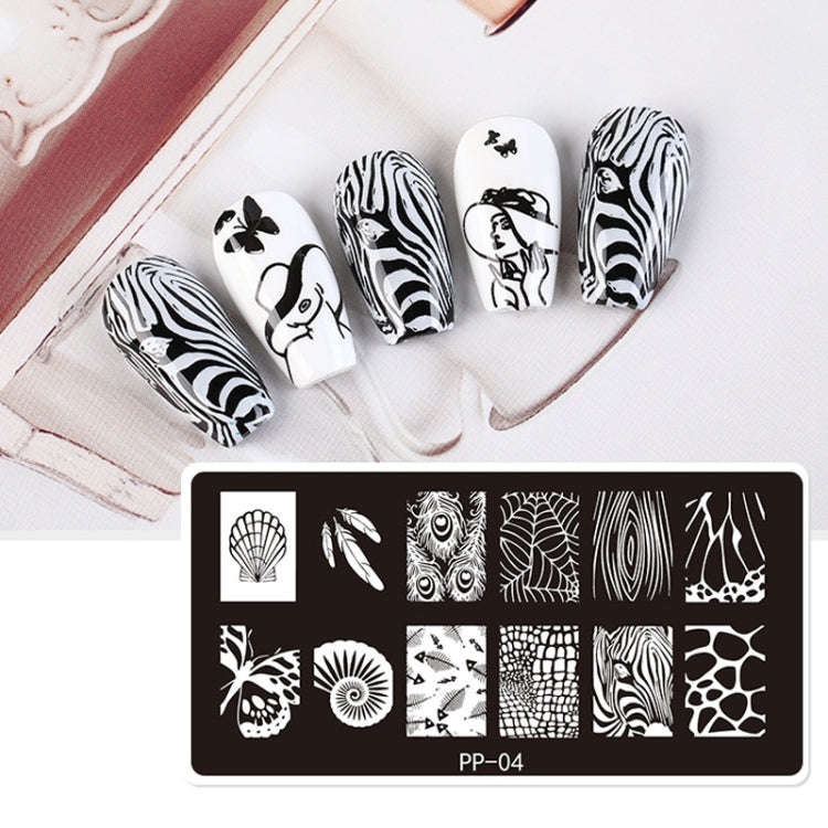 Butterfly Dream Nail Art Printed Steel Plate(E084-11)