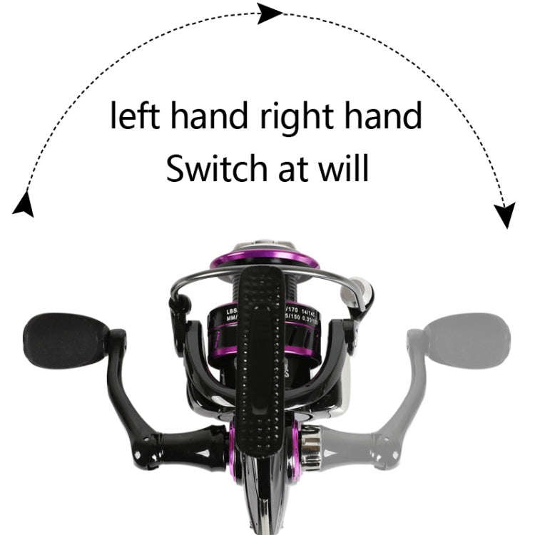 Metal Spinning Wheel Long-range Fish Wire Wheel, Style: KD PRO2000 (Metal Ball Grip)
