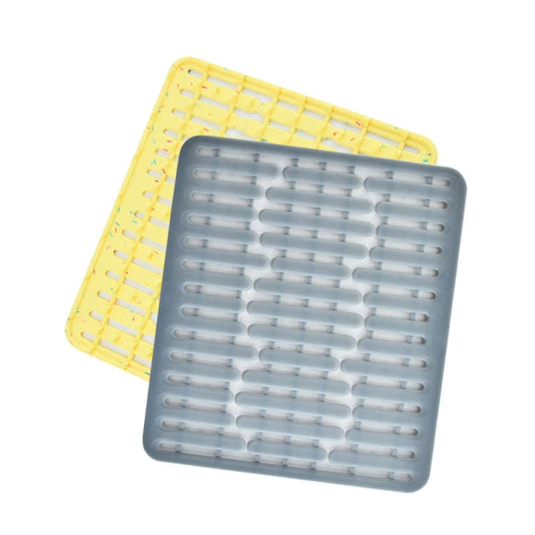 Multi-Functional Silicone Sink Pad Non-Slip Thermal Insulation Drain Pad, Color: Gray