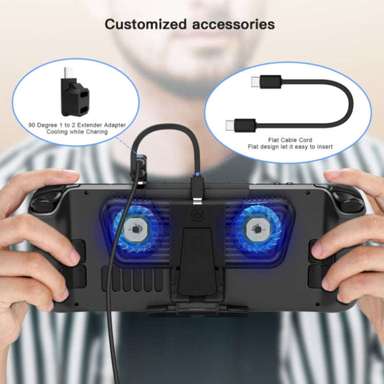 JYS For Steam Deck/Switch/OLED Game Console Cooling Fan With Bracket