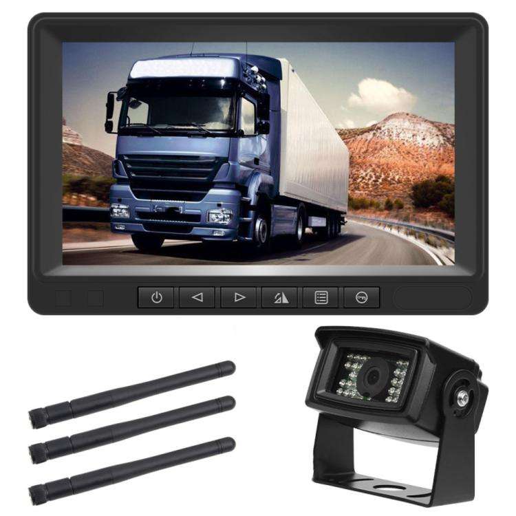 K0205 7 inch Digital Wireless Car Display Night Vision Reverse Camera Screen(Single Camera)
