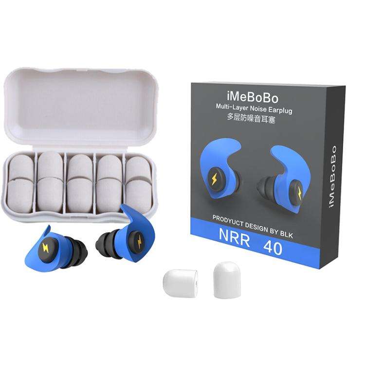 Anti-noise Sleep Earplugs Soundproof Earplugs(Blue)