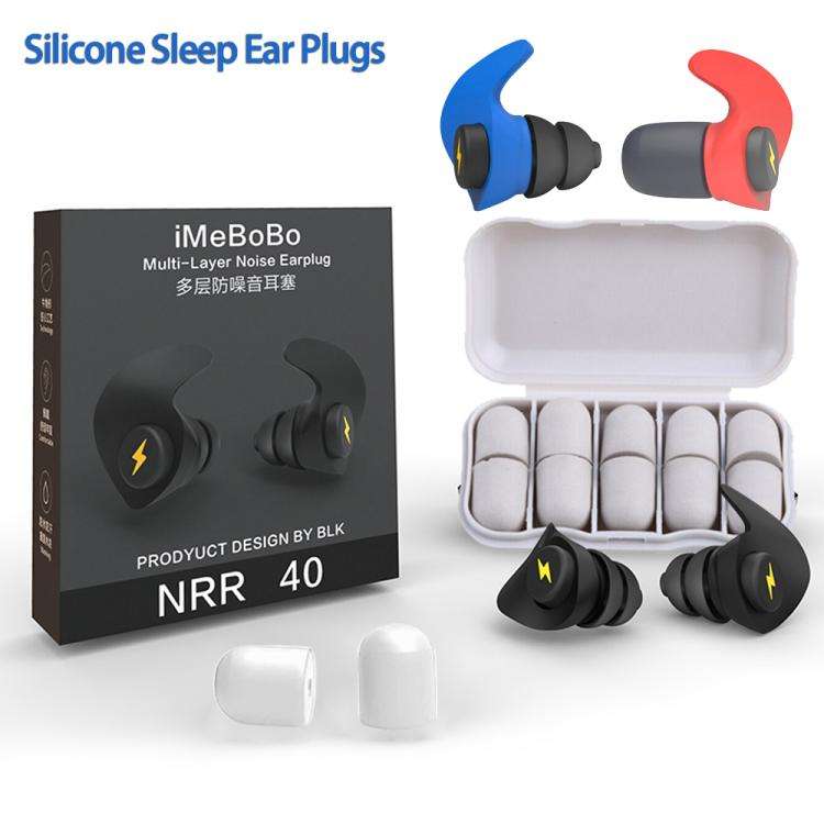 Anti-noise Sleep Earplugs Soundproof Earplugs(Black)