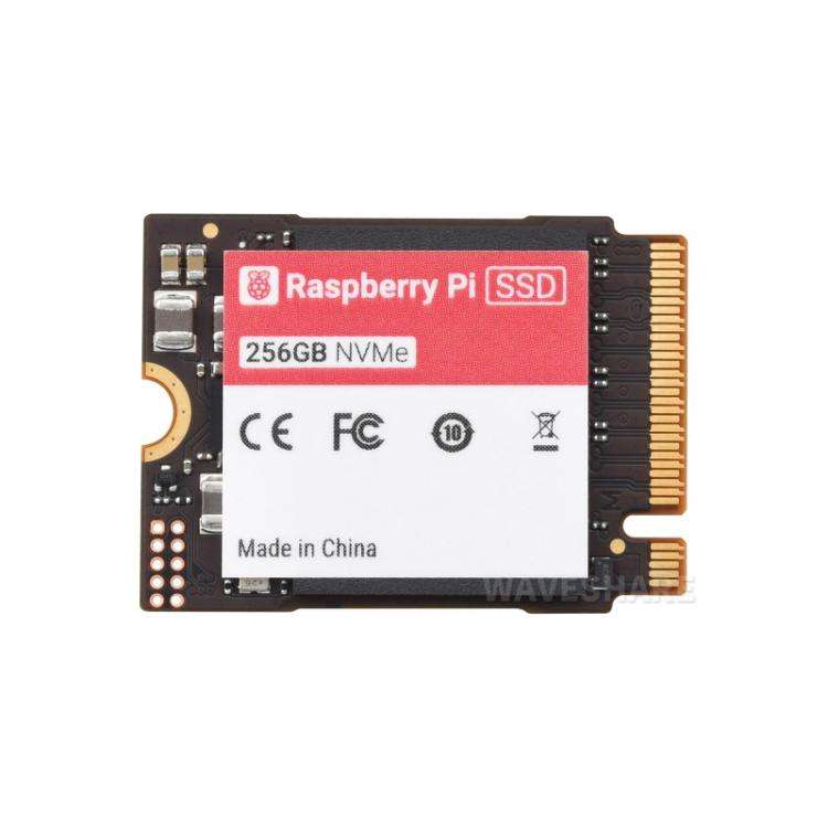 WAVESHARE Official Raspberry Pi SSD Complies With PCIe Gen 3 Standard 256GB