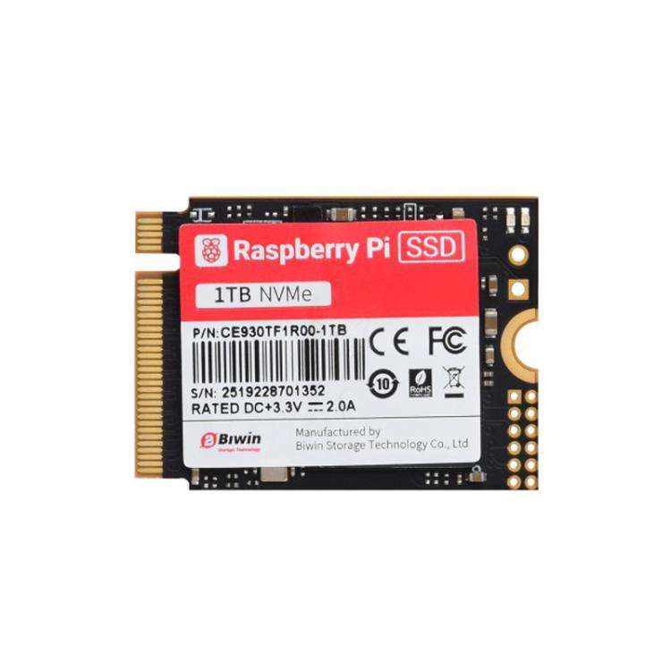 WAVESHARE Official Raspberry Pi SSD Complies With PCIe Gen 3 Standard 1TB