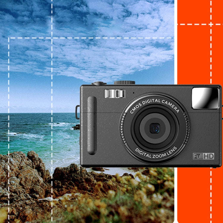 R1 48 Million HD Pixels 3.0 Inch IPS Screen Children Digital Camera, Spec: Black