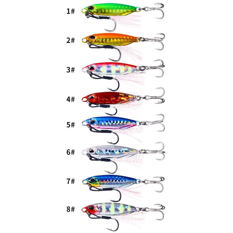 2 PCS HENGJIA Shore Casting Lead Fish Long-distance Casting Sinker Double Hook Lure, Size: 16g(6)