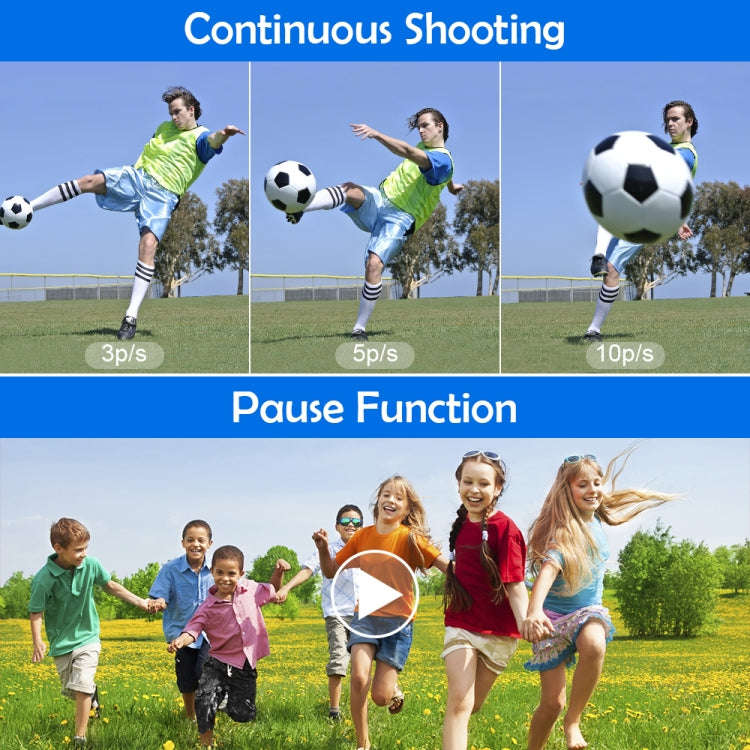 5600PX Zoomable 4K Digital Video Camera Black