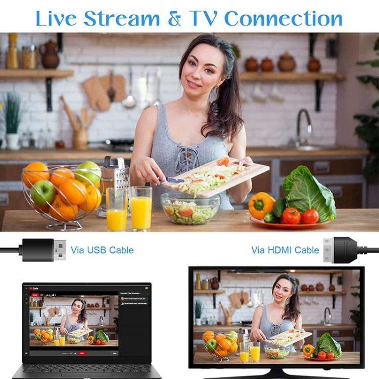 64MP 18X Zoom 4-Inch Touch Screen Handheld Digital Video Camera(32G)
