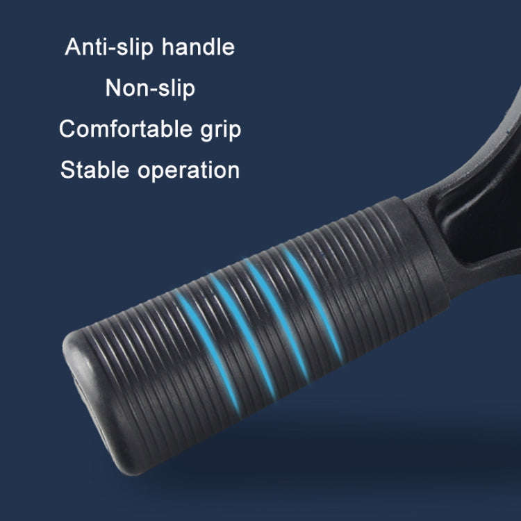 Plastic Bull Bar Film Squeegee Car Glass Cleaning Tools(Green With Handle)