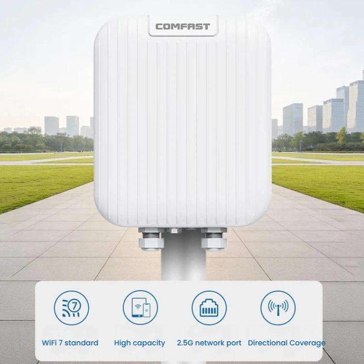 COMFAST CF-WA971 WiFi 7 Outdoor Access Point 3600Mbps With Directional Coverage, 2.5G WAN & Gigab...