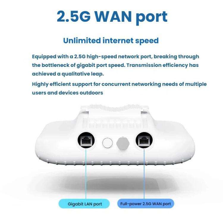 COMFAST CF-WA971 WiFi 7 Outdoor Access Point 3600Mbps With Directional Coverage, 2.5G WAN & Gigab...