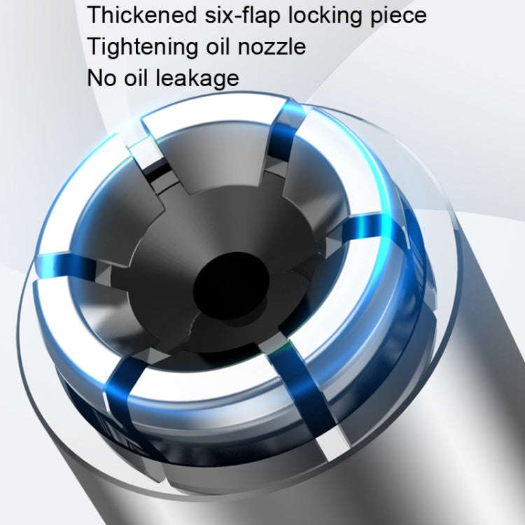 PC002 Lock Clamp Type High Pressure Grease Nozzle, Style: Butter Mouth+40cm Hose+3 Heads