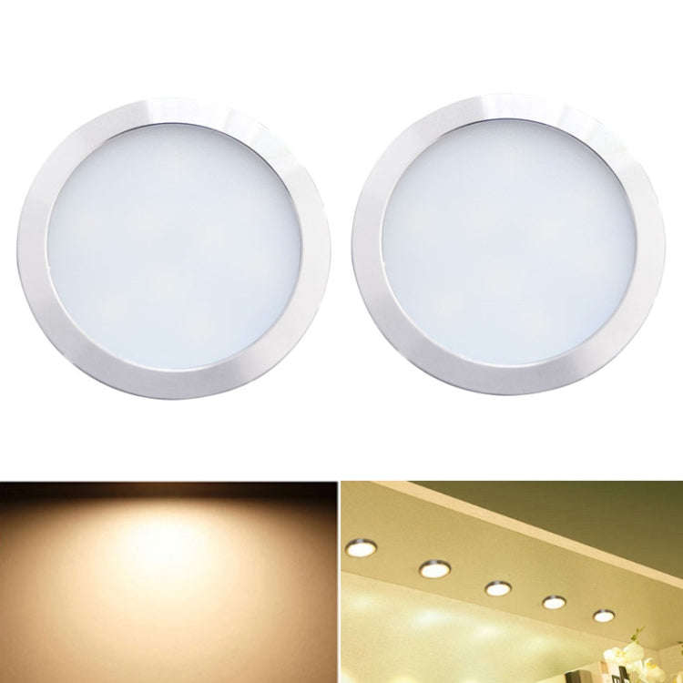 2 PCS 2W DC12V 18LED Cabinet Lights Showcase Lights,Spec: 2510 Terminal - Side Outlet(Warm Light ...