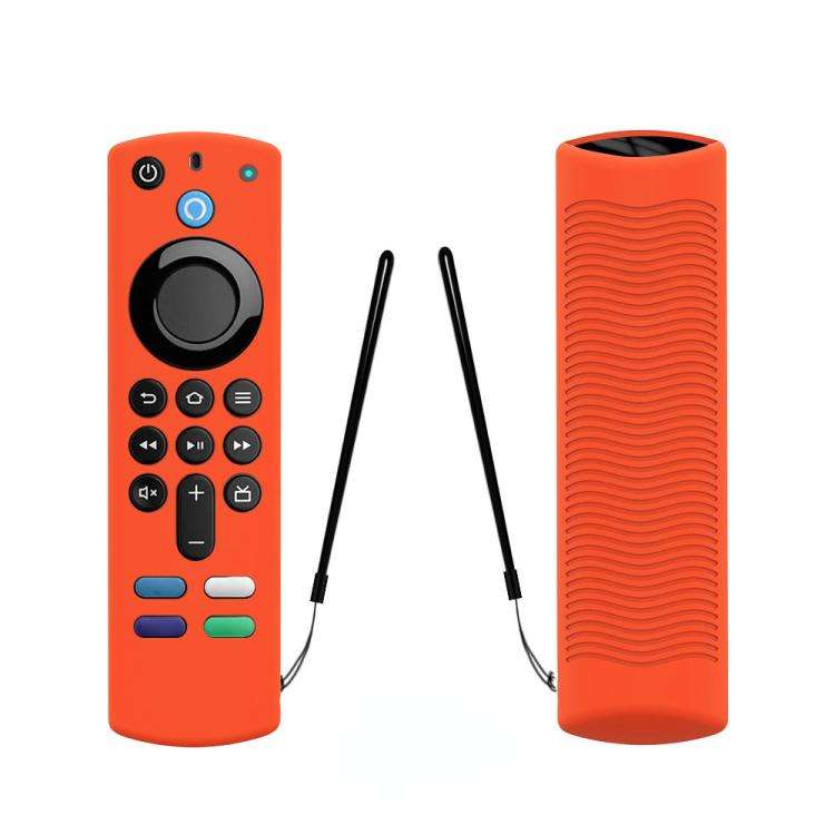 2 PCS Y27 For Alexa Voice Remote 3rd Gen Silicone Non-slip Protective Cover(Orange)
