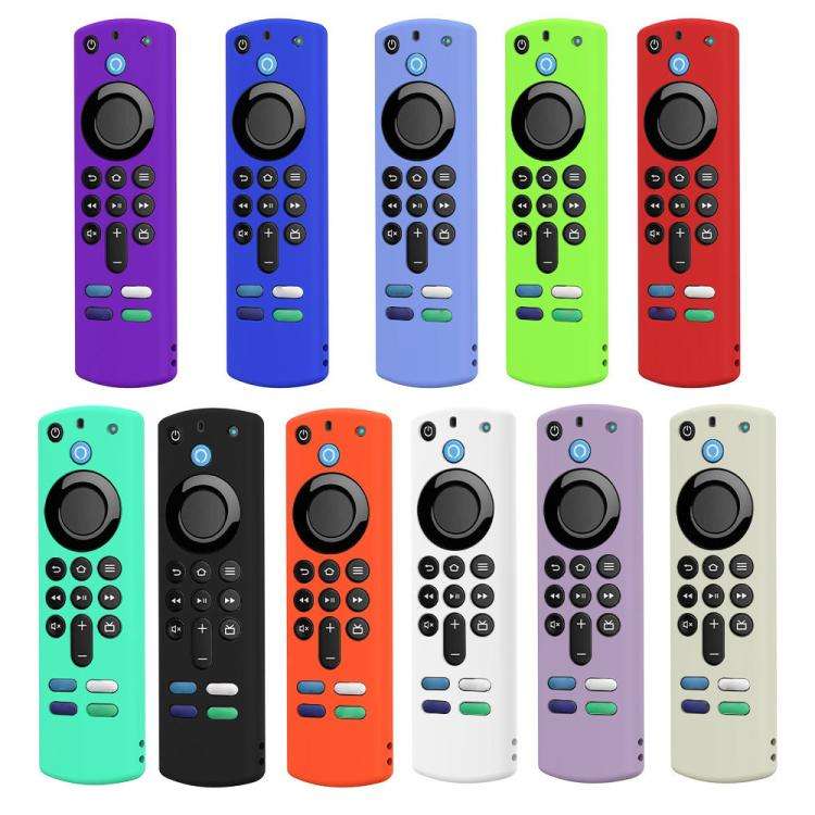 2 PCS Y27 For Alexa Voice Remote 3rd Gen Silicone Non-slip Protective Cover(Orange)