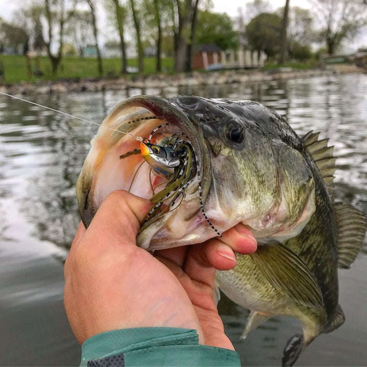 Lures Fake Bait Hubs Rotating Composite Sequins Noise Freshwater Sea Fishing Warped  Mouth Catfis...