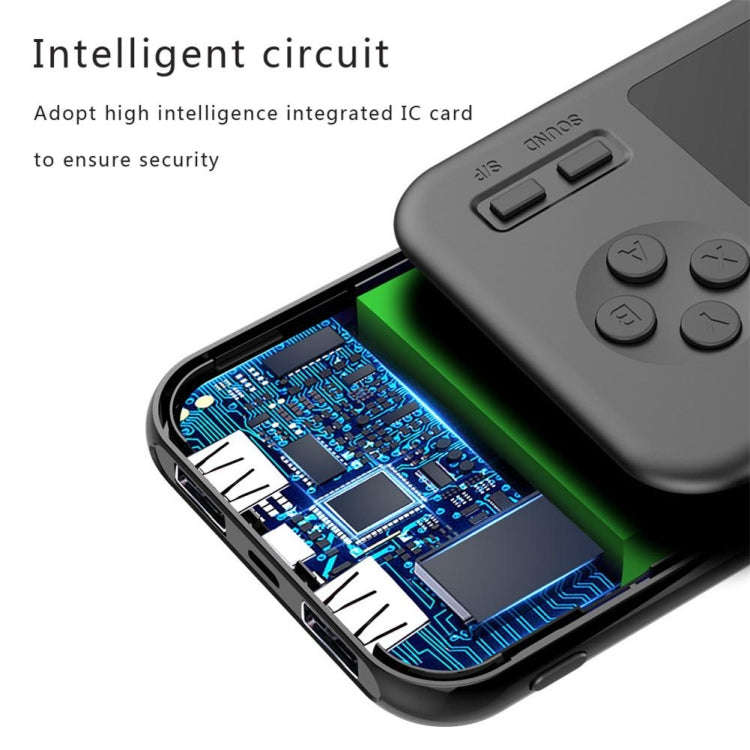 416 Pocket Console Portable Color Screen 8000mAh Rechargeable Game Machine(Black Orange)