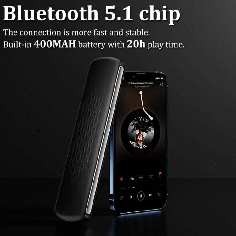 Soundproof Painless Bone Conduction Sleep Speaker Portable White Noise Sleeping Aid(White)