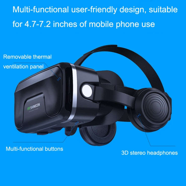VRSHINECON G04EA+B03 Handle 7th VR Glasses 3D Virtual Reality Game Digital Glasses With Headset