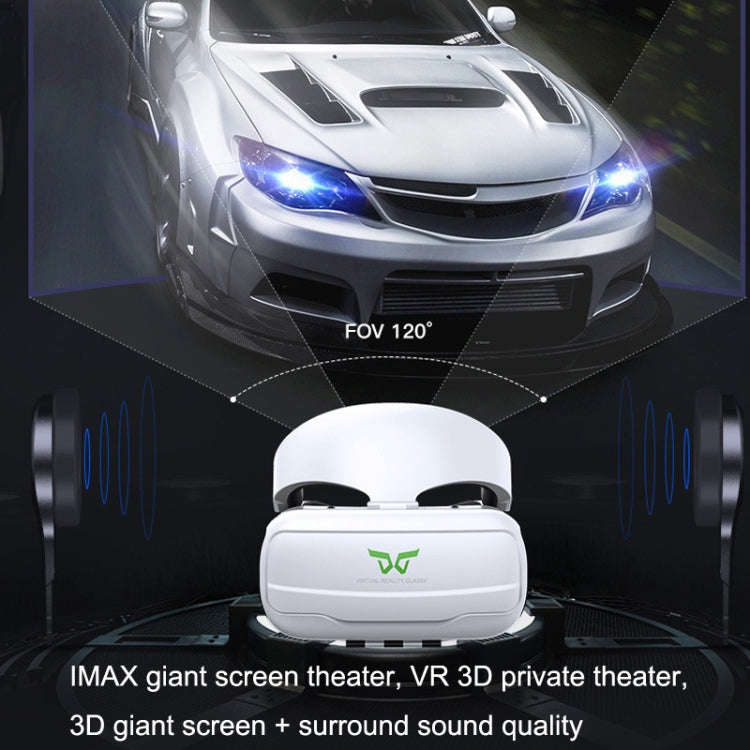 VR SHINECON G02EF+S9 Bluetooth Handle Mobile Phone 3D Virtual Reality VR Game Helmet Glasses With...