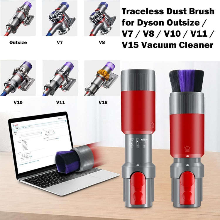 For Dyson Vacuum Cleaner V7 / V8 / V10 / V11 / V15 Non-marking Soft Bristle Dusting Brush