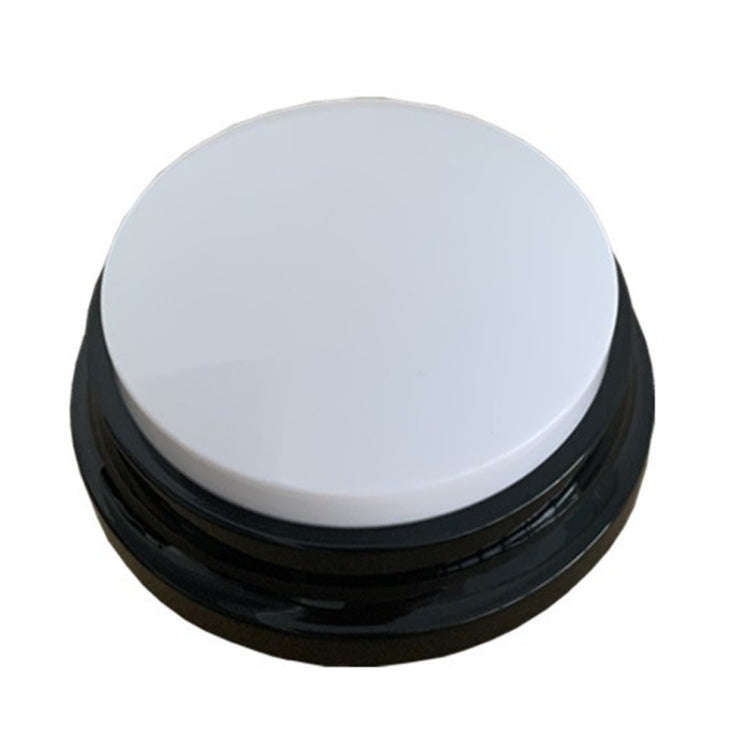 Pet Communication Button Dog Vocal Box Recording Vocalizer, Style: Recording Model(White)